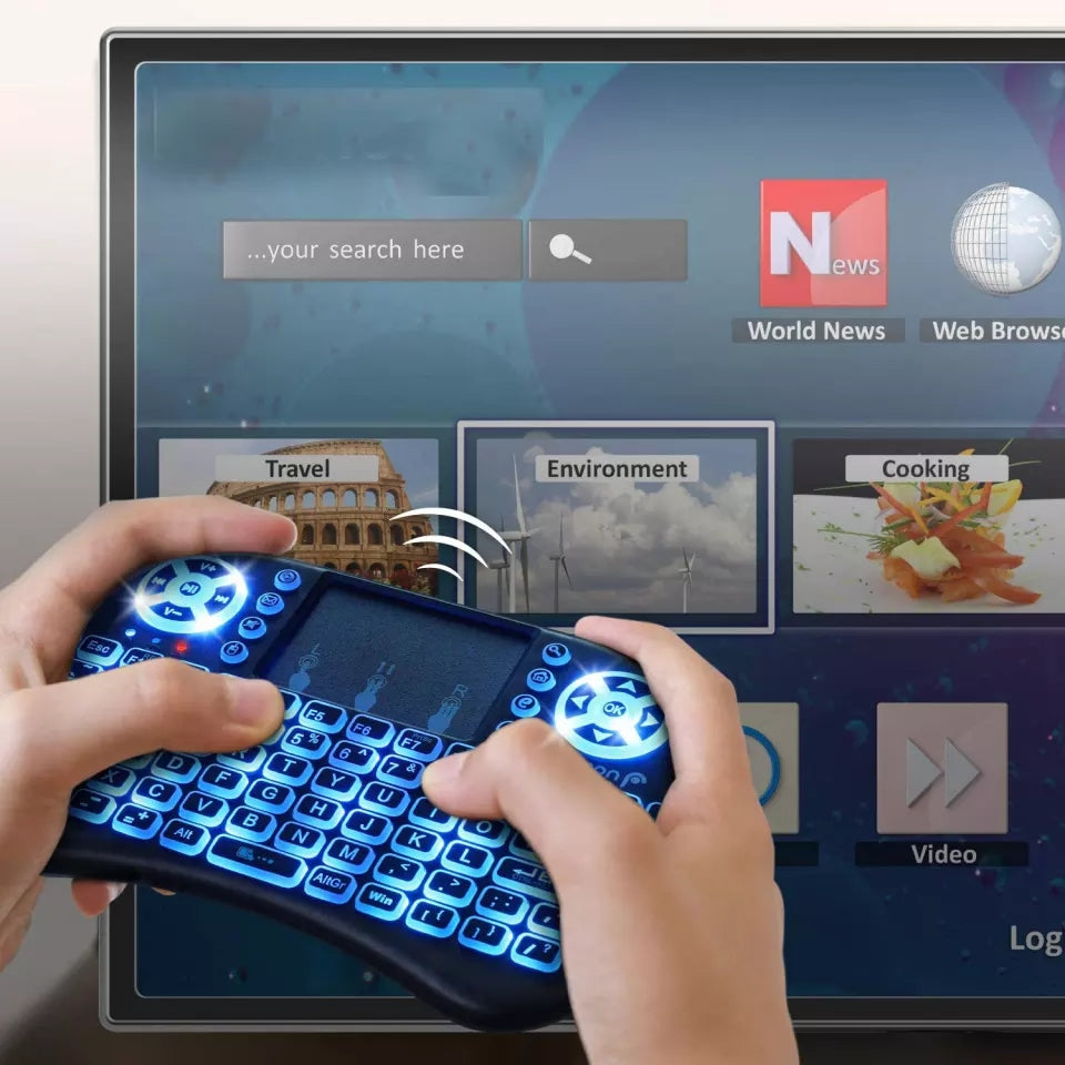 Tipkovnica, miš na dodir, gamepad i daljinski u jednom uređaju