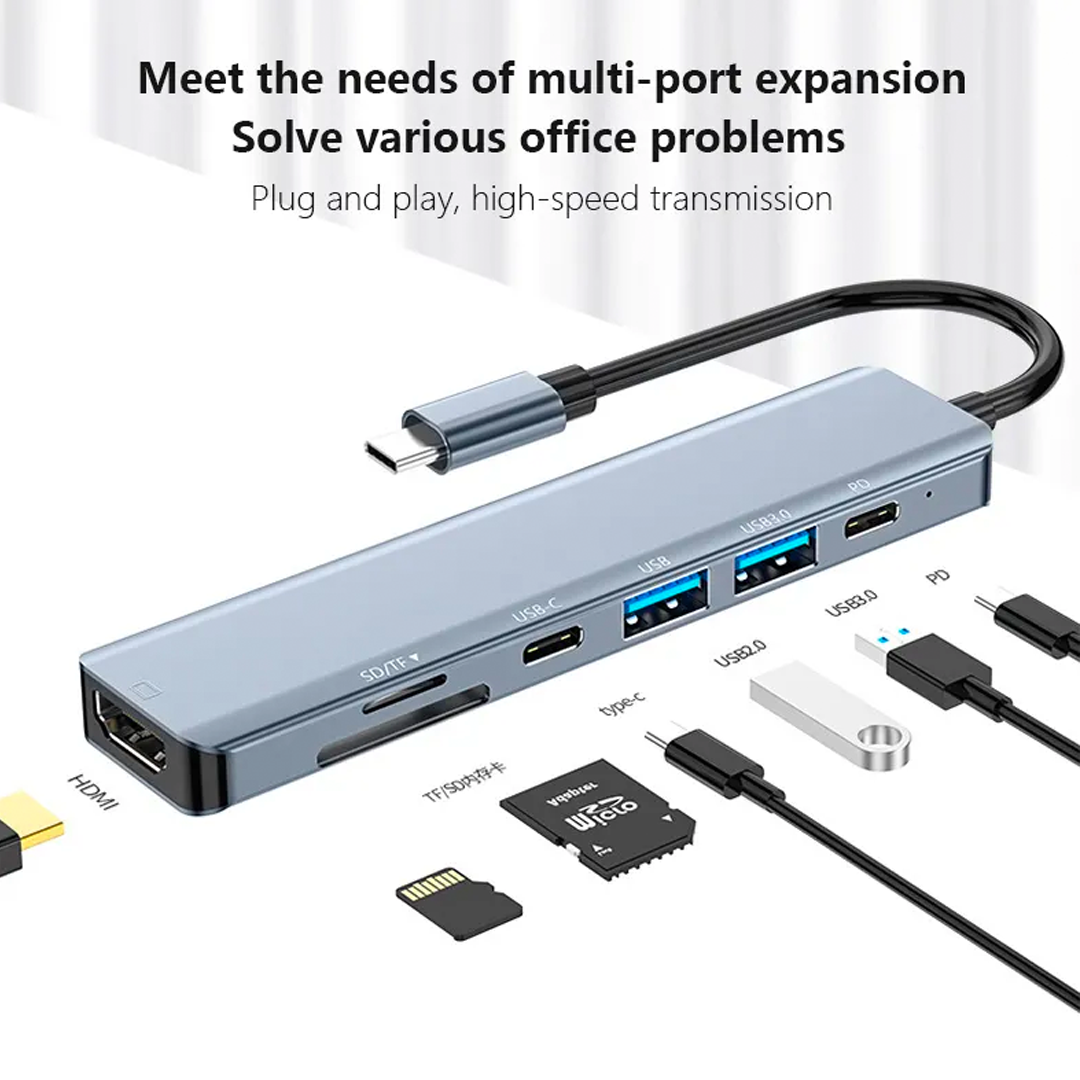Multifunkcionalni 7-u-1 USB Hub