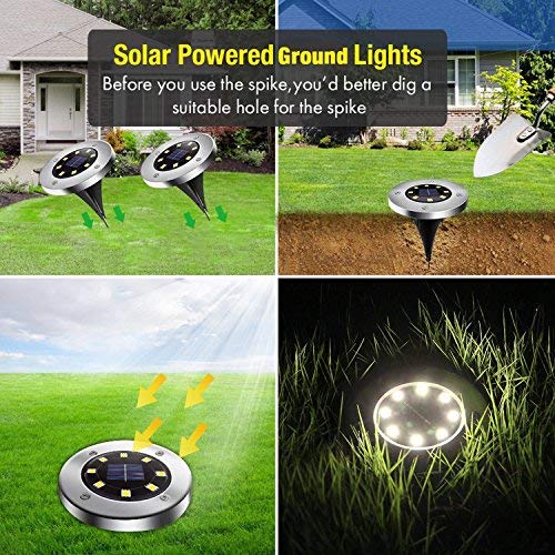 Solarni LED diskovi za vrt