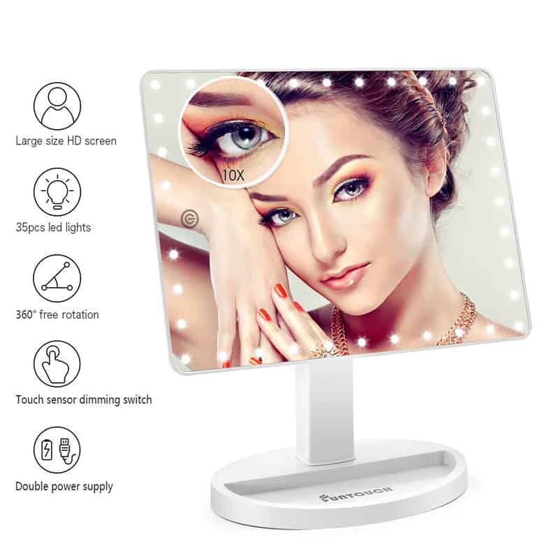 LED OGLEDALO ZA ŠMINKANJE