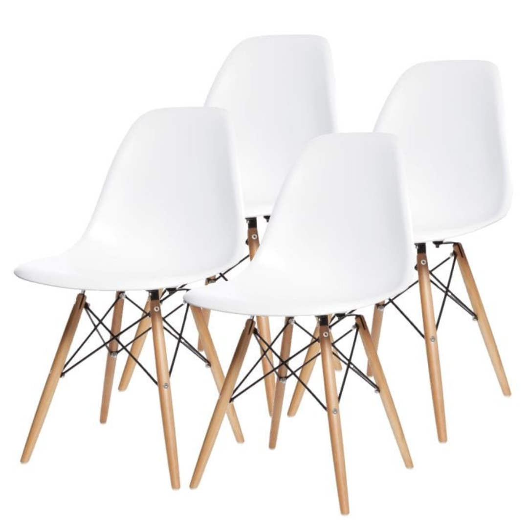 Blagovaonski set – Stol Milano + 4 stolice Viva Home