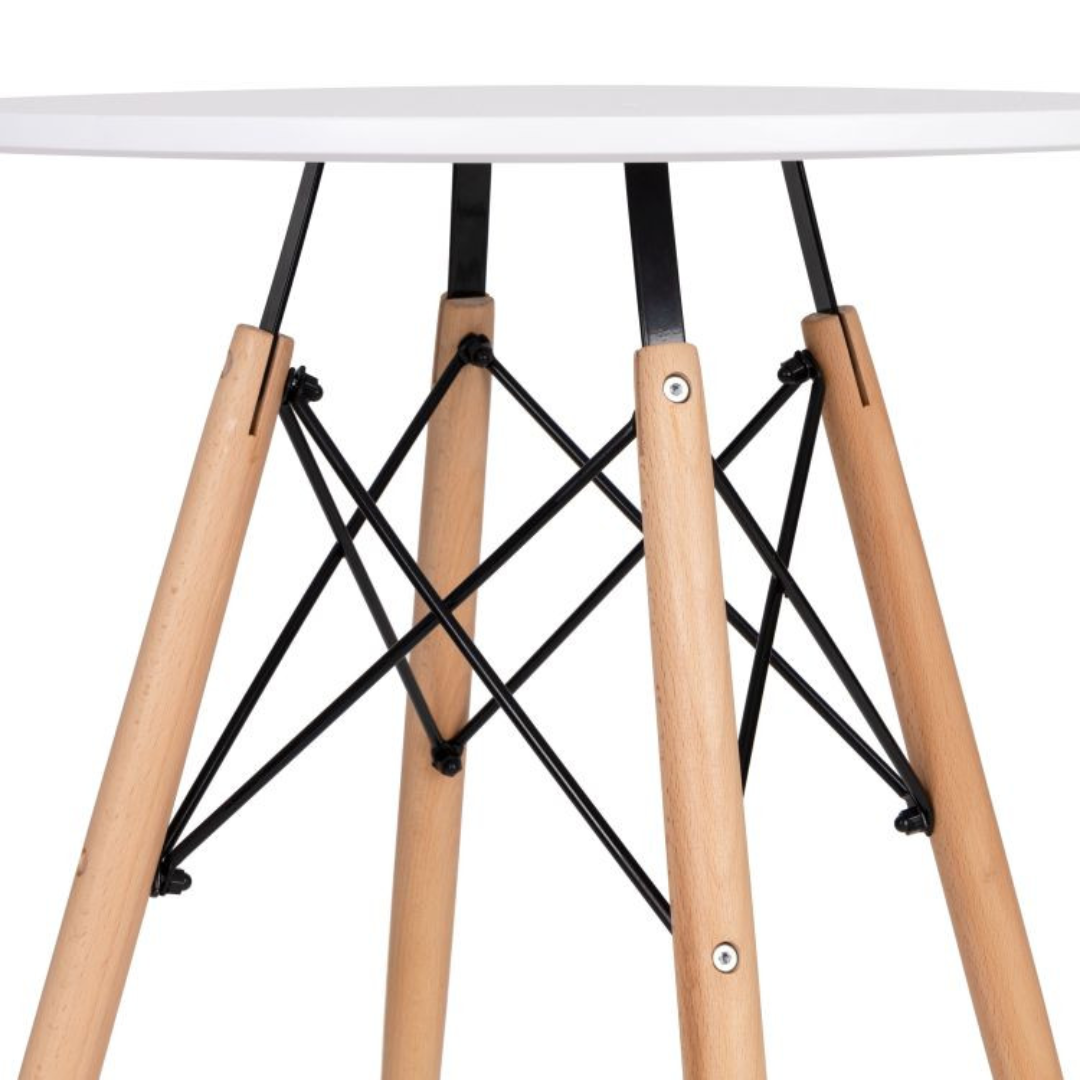 Stol Torino – Okrugli 80 cm (Bijela ili Crna)