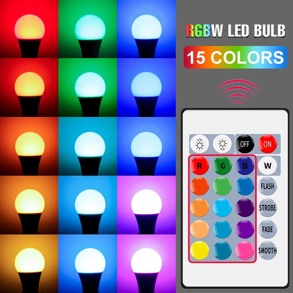 RGB i BIJELA ŽARULJA SA DALJINSKIM