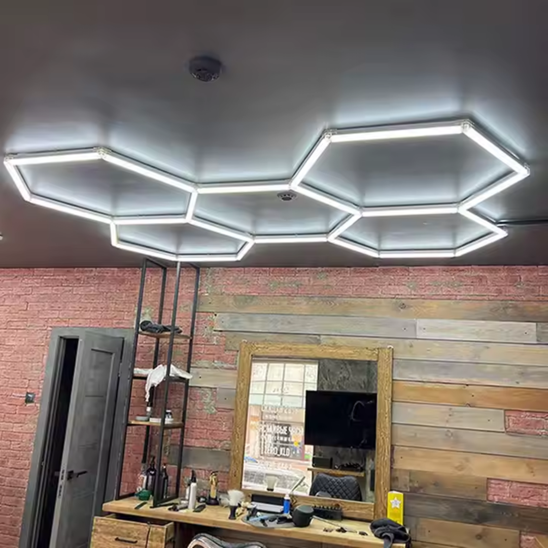 Hexagon LED rasvjeta za garaže i radionice (122x244 cm)