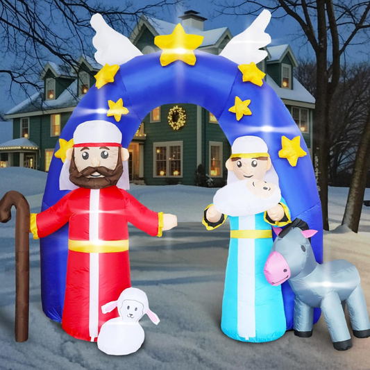 Božični napuhanac - Jaslice 2,4m