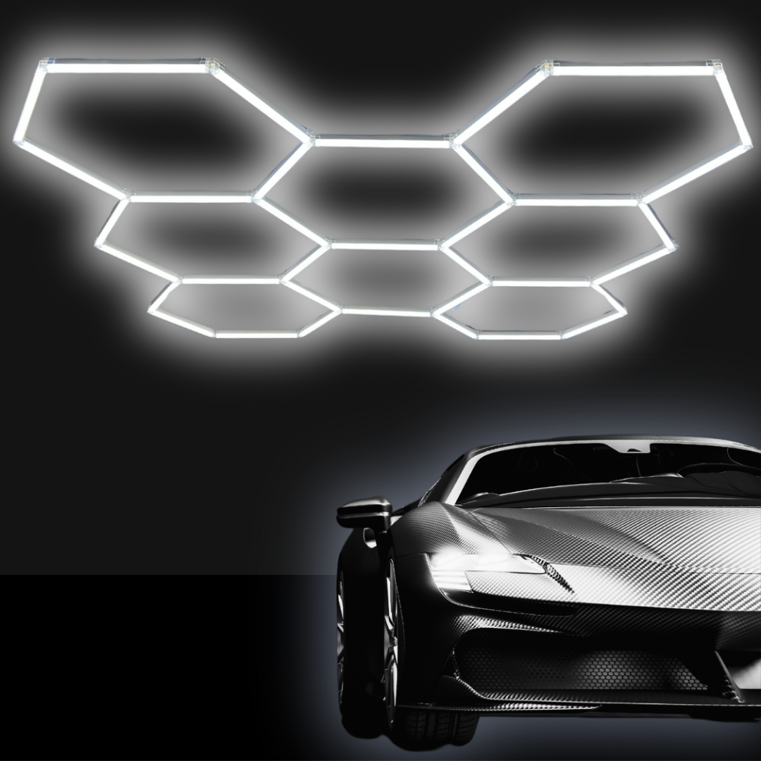 Hexagon LED rasvjeta - set od 8 elemenata