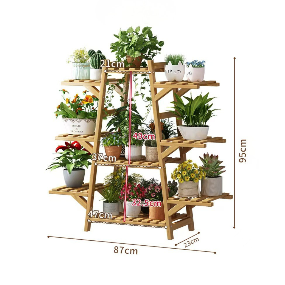 8-razinski stalak za biljke – za unutarnju i vanjsku upotrebu