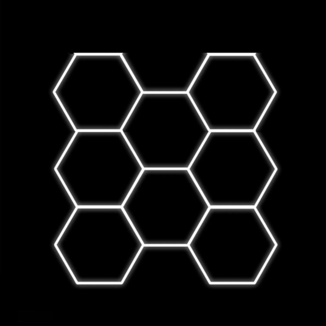 Hexagon LED rasvjeta - set od 8 elemenata