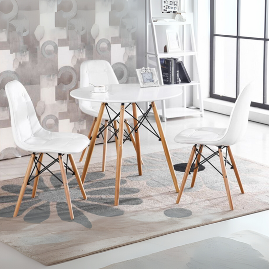 Blagovaonski set Torino & Viva Home – stol i 4 stolice