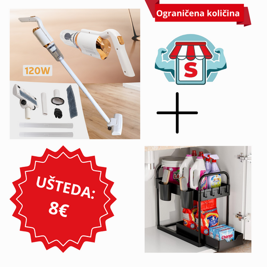 Višenamjenski organizator + Bežični usisavač