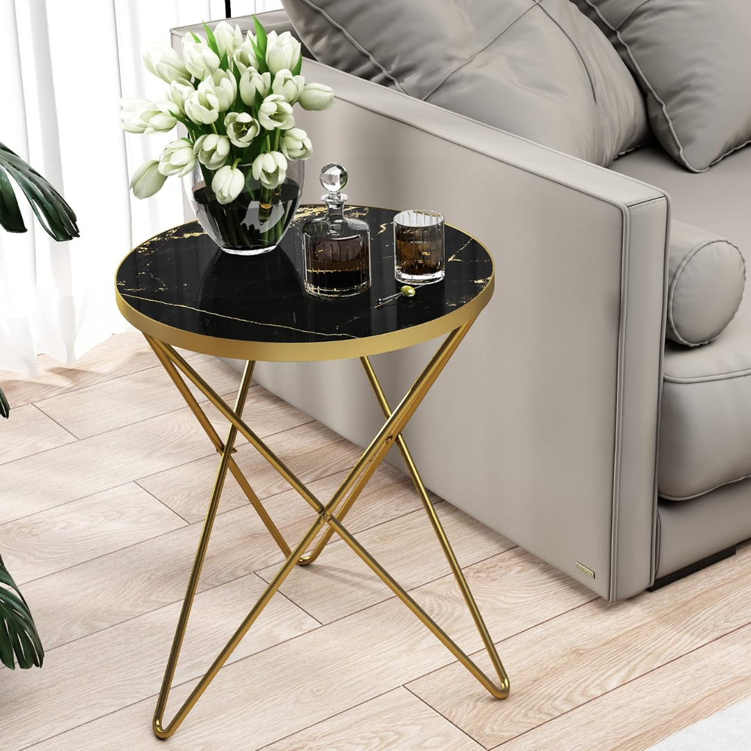 Luksuzni mramorni vrtni stol – Ø60 cm