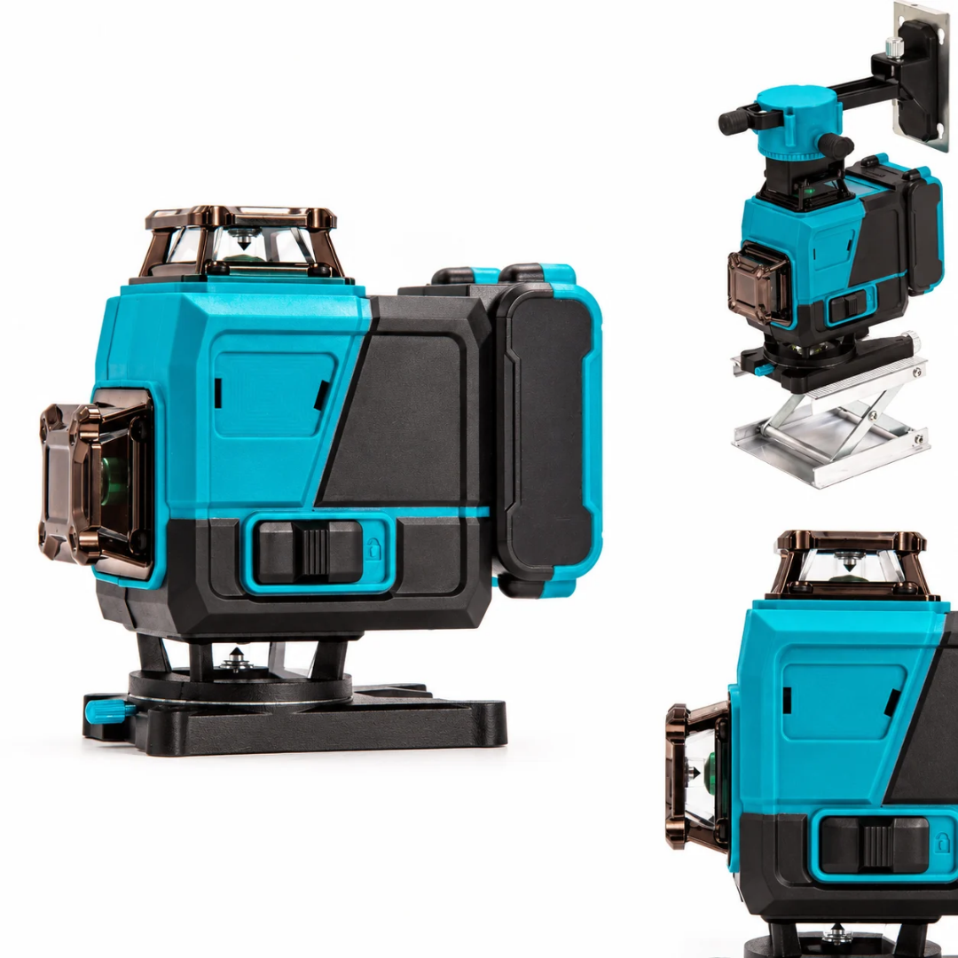 Laserski nivelir 4 × 360° – 16 linija – plavi